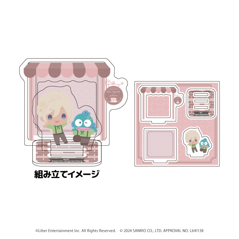 アクリルスタンドプレート「A3!×Sanrio characters」05/シトロン×ハンギョドン(ミニキャライラスト) - 公式商品画像 | AniSmile