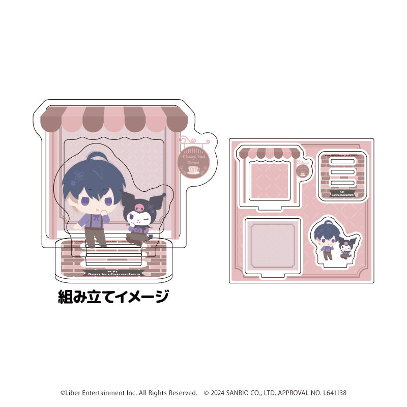 アクリルスタンドプレート「A3!×Sanrio characters」02/碓氷 真澄×クロミ(ミニキャライラスト) - 公式商品画像 | AniSmile