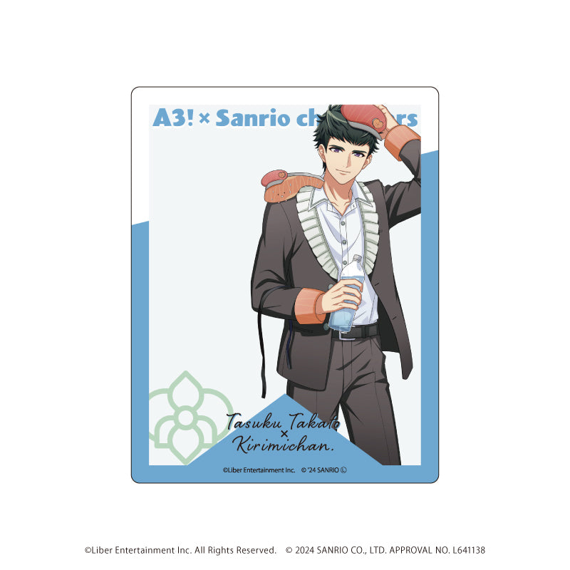 アクリルカード「A3!×Sanrio characters」14/高遠 丞×KIRIMIちゃん.(等身イラスト) - 公式商品画像 | AniSmile
