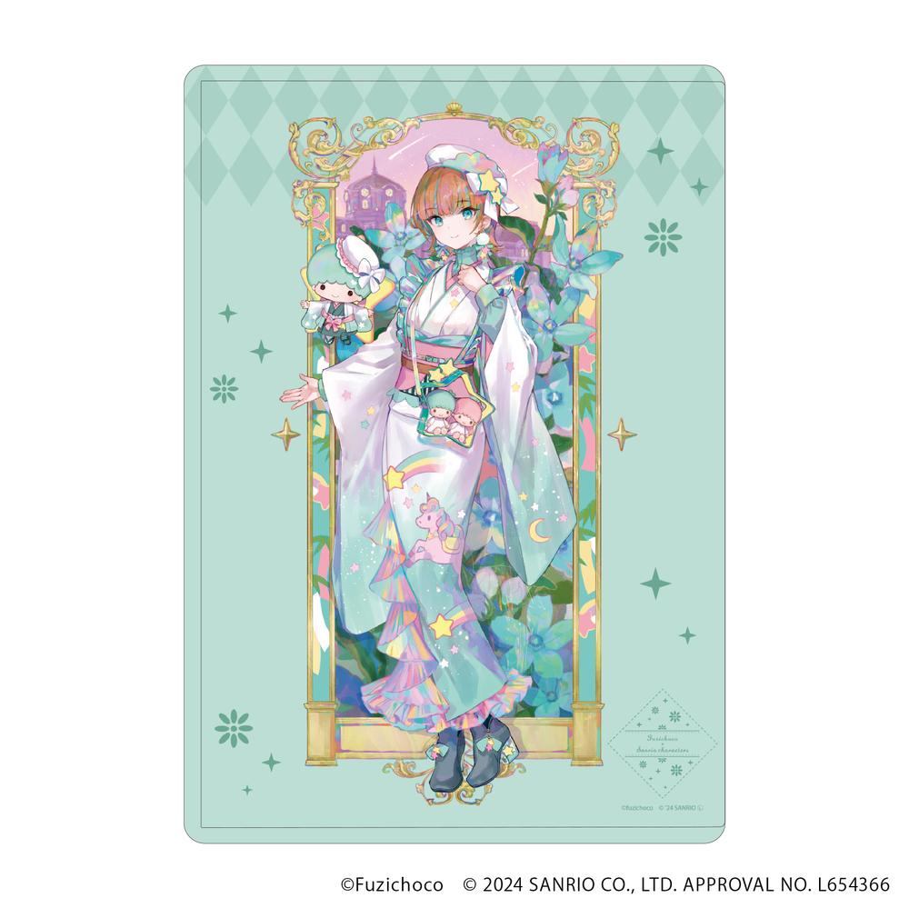 キャラクリアケース「藤ちょこ×サンリオキャラクターズ」02/リトルツインスターズ キキver.(コラボイラスト) - 公式商品画像 | AniSmile