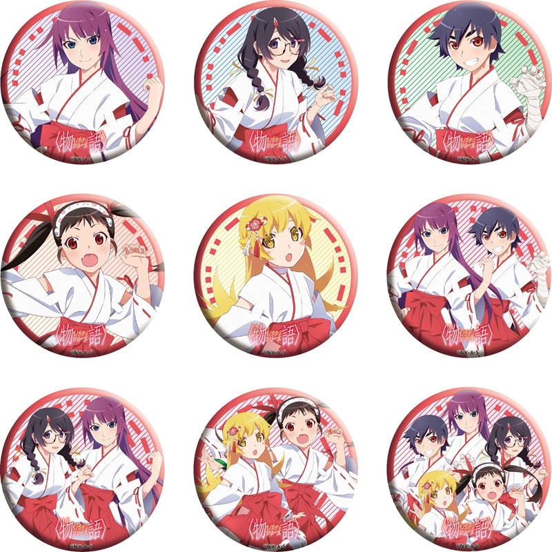 物語シリーズ トレーディング缶バッジ - 公式商品画像 | AniSmile