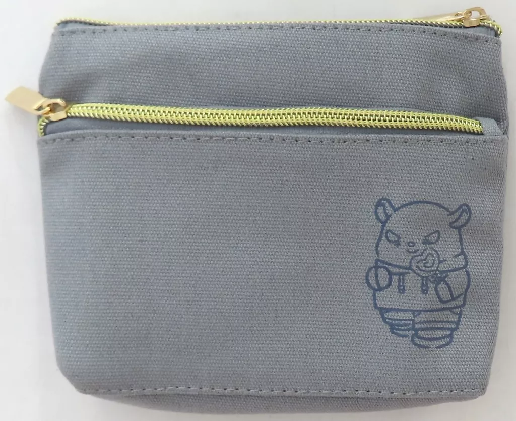 マルチポーチ 立体アップリケ刺繍 KU 画像 2 | AniSmile