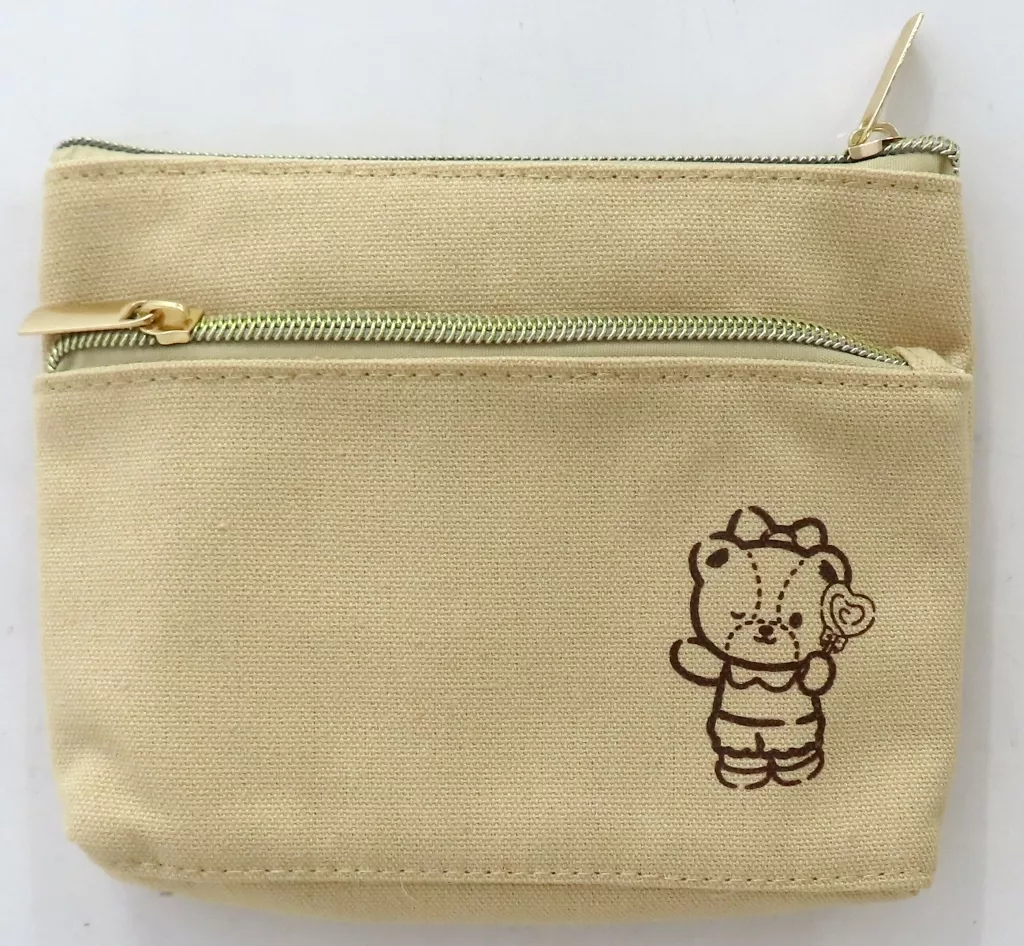 マルチポーチ 立体アップリケ刺繍 KT 画像 2 | AniSmile