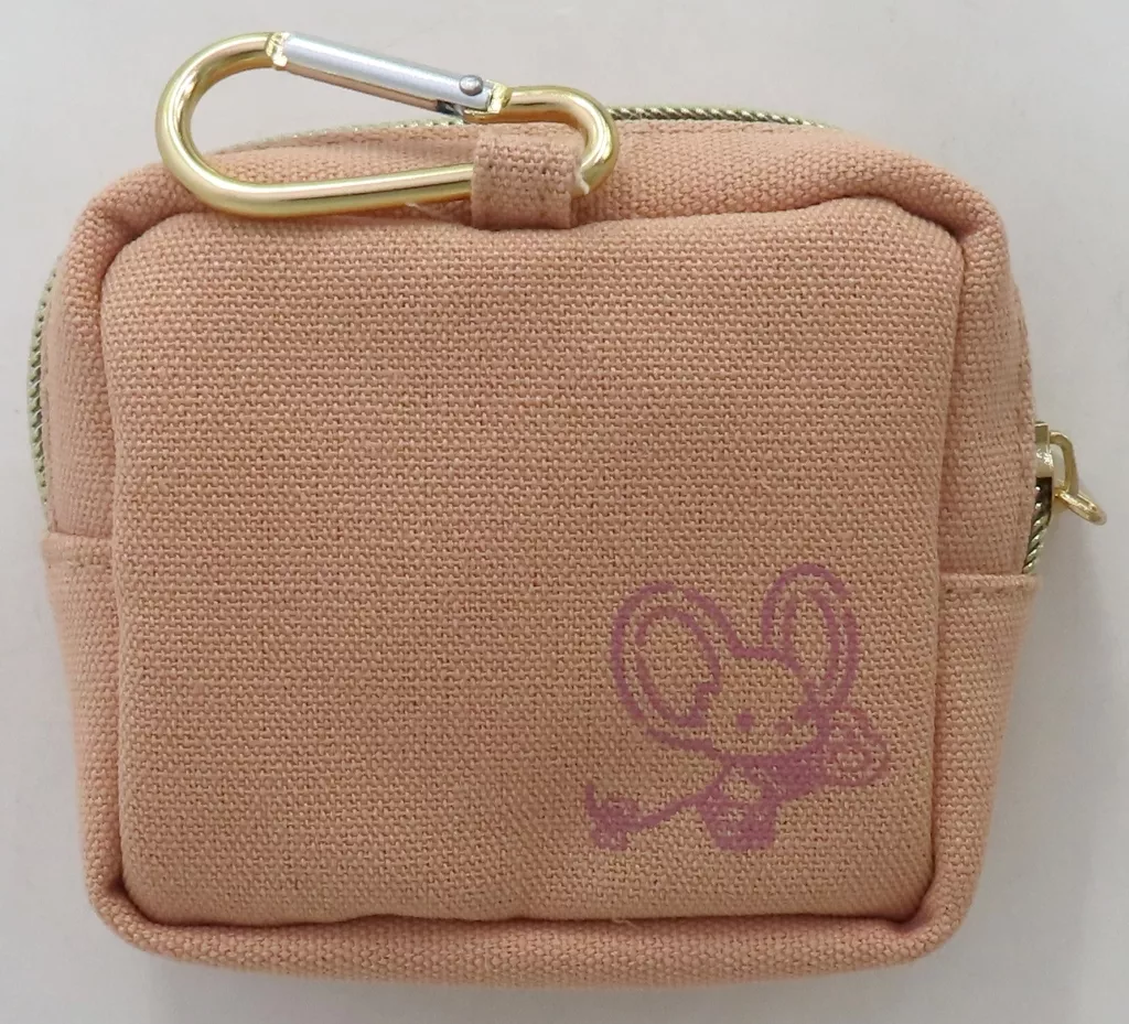 ｶﾗﾋﾞﾅ付きﾐﾆﾎﾟｰﾁ 立体ｱｯﾌﾟﾘｹ刺繍 MM 画像 2 | AniSmile