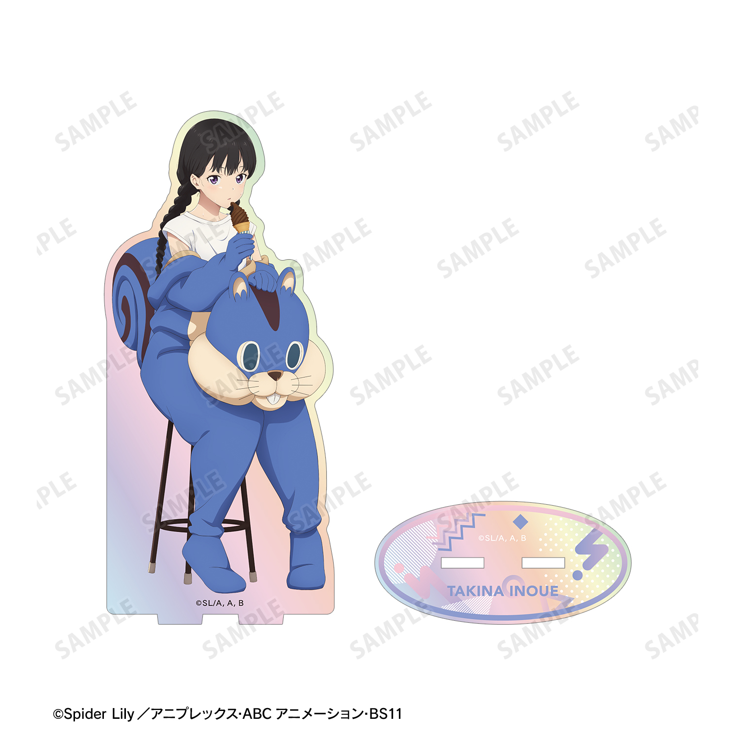 TVアニメ「リコリス・リコイル」 描き下ろし 井ノ上たきな 着ぐるみver. オーロラアクリルスタンド 画像 3 | AniSmile