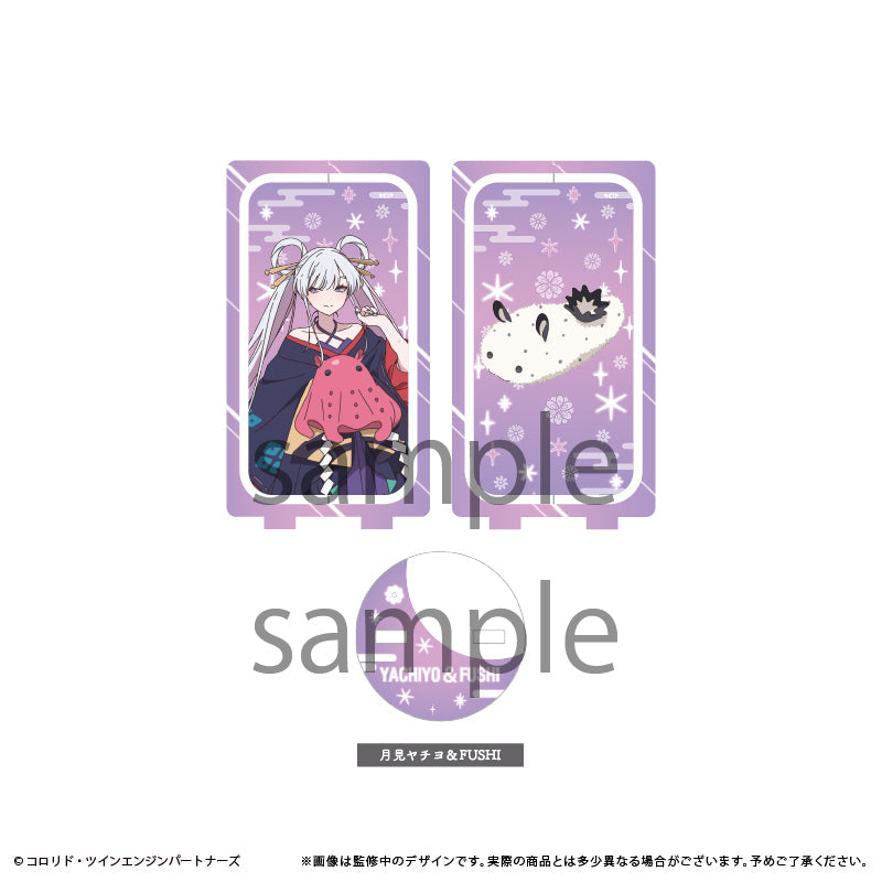 超かぐや姫! 回転アクリルスタンド 月見ヤチヨ&FUSHI - 公式商品画像 | AniSmile