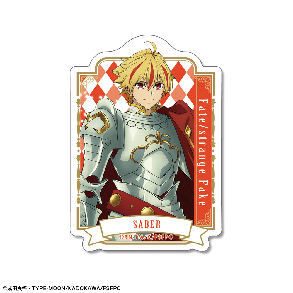 『Fate/strange Fake』 ミニステッカー デザイン02(セイバー) - 公式商品画像 | AniSmile