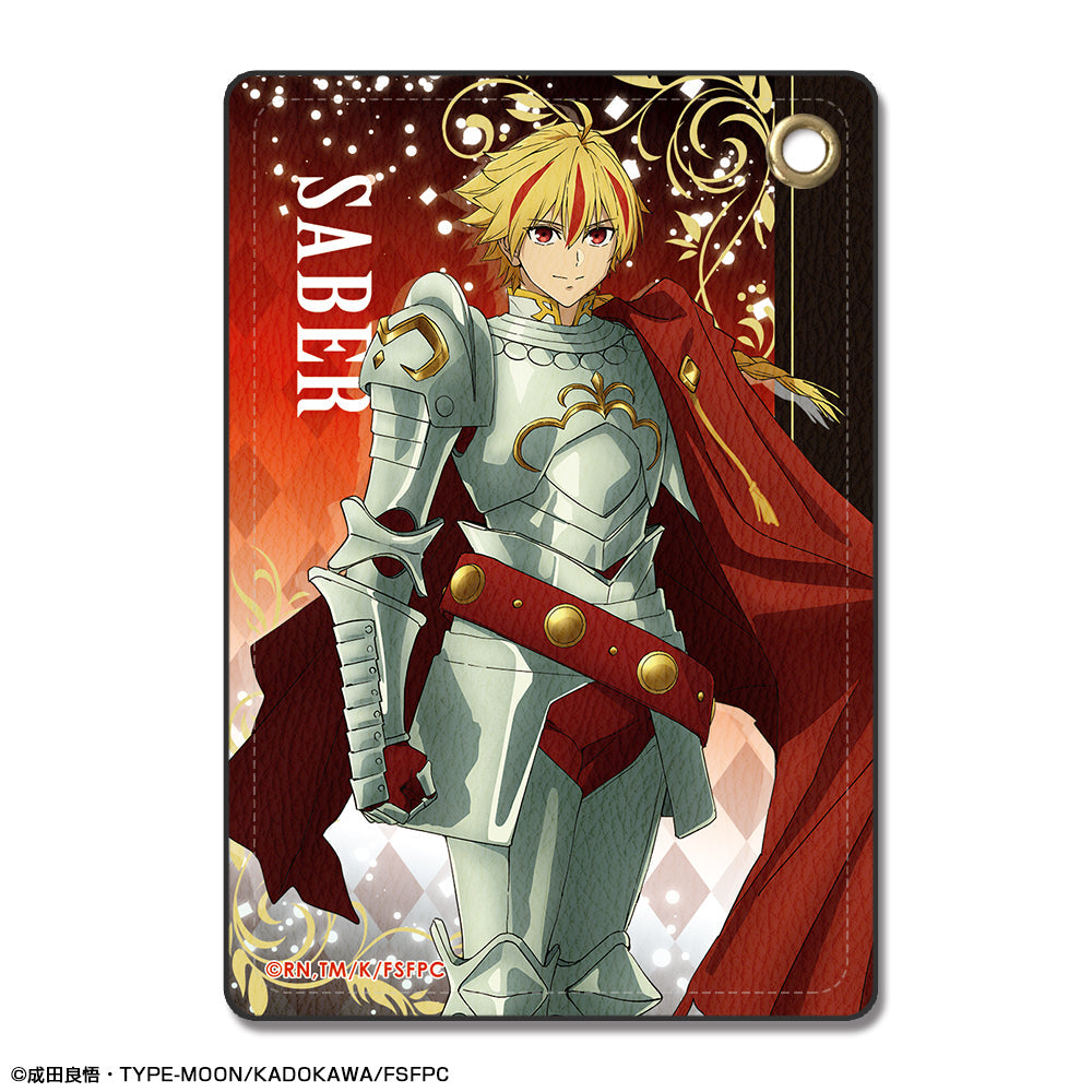 『Fate/strange Fake』 レザーパスケース デザイン02(セイバー) - 公式商品画像 | AniSmile