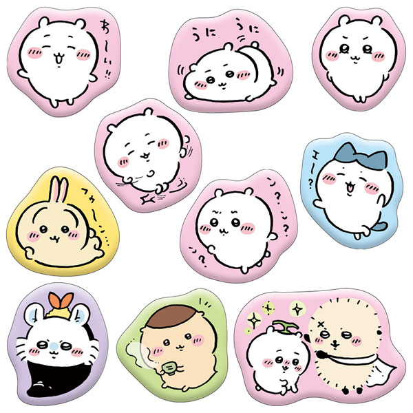 【再販】マシュマロ風シール1 ちいかわおおめセット - 公式商品画像 | AniSmile
