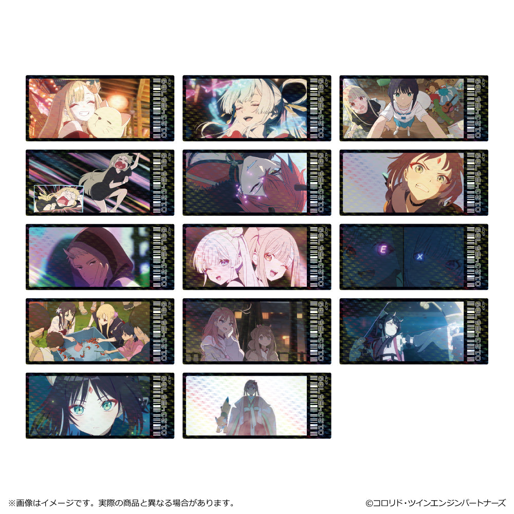 超かぐや姫! トレーディングホログラムステッカー - official product image | AniSmile