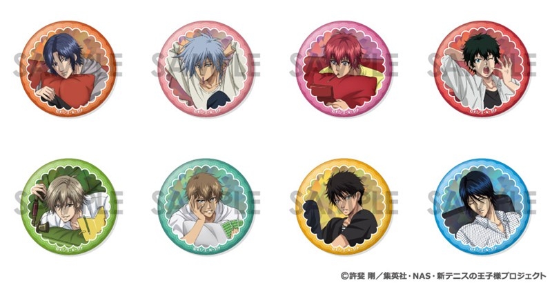新テニスの王子様 トレーディングホログラム缶バッジ~王子様達のリラックスタイム~ BOX.B 単品 - 公式商品画像 | AniSmile