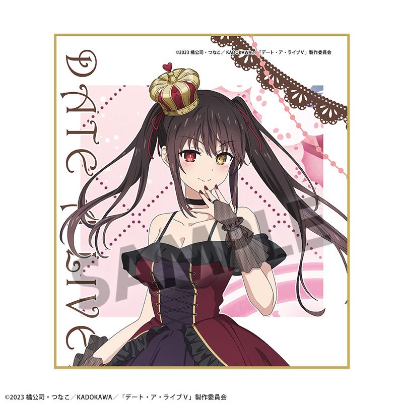 デート・ア・ライブV 描き下ろしミニ色紙 時崎狂三 不思議の国のアリス ver. - 公式商品画像 | AniSmile