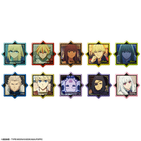 TVアニメ『Fate/strange Fake』 10個入りぷくっとバッジコレクションBOX - 公式商品画像 | AniSmile