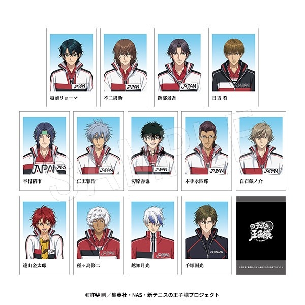 新テニスの王子様 ポラショットコレクション 選手名鑑ver. 1pcs - 公式商品画像 | AniSmile