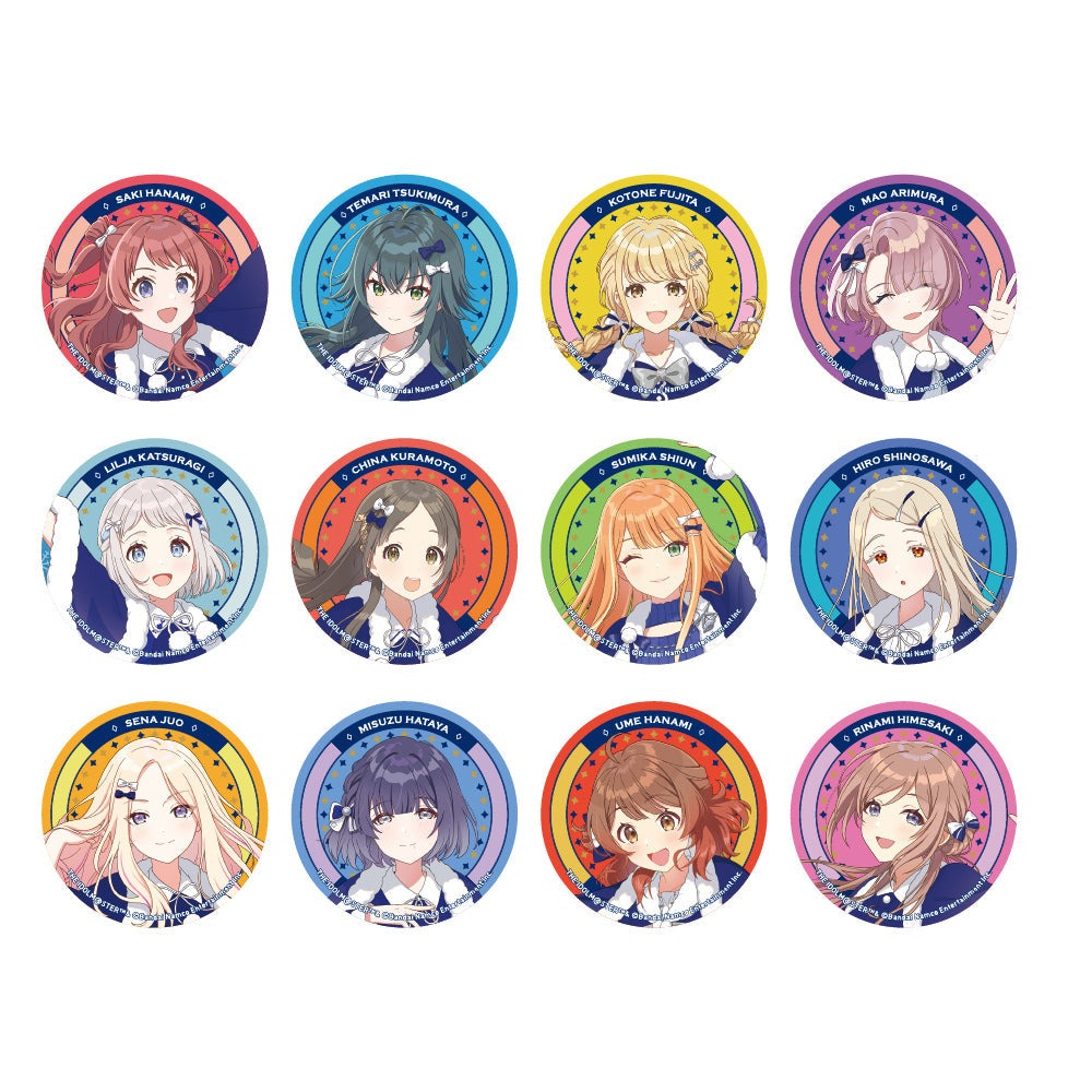 学園アイドルマスター 描き下ろし缶バッジ 初星パラダイスver. - official product image | AniSmile