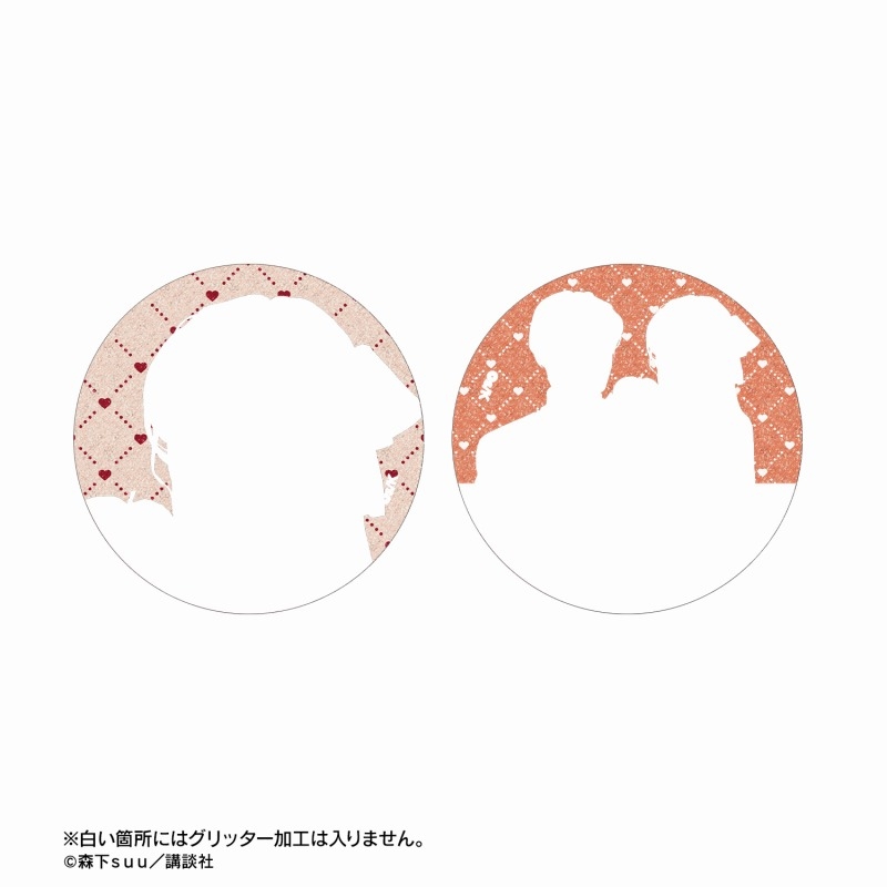 ゆびさきと恋々 森下suu先生 描き下ろし SPRING GIFTver. トレーディンググリッター缶バッジ(単位/単品) 画像 4 | AniSmile