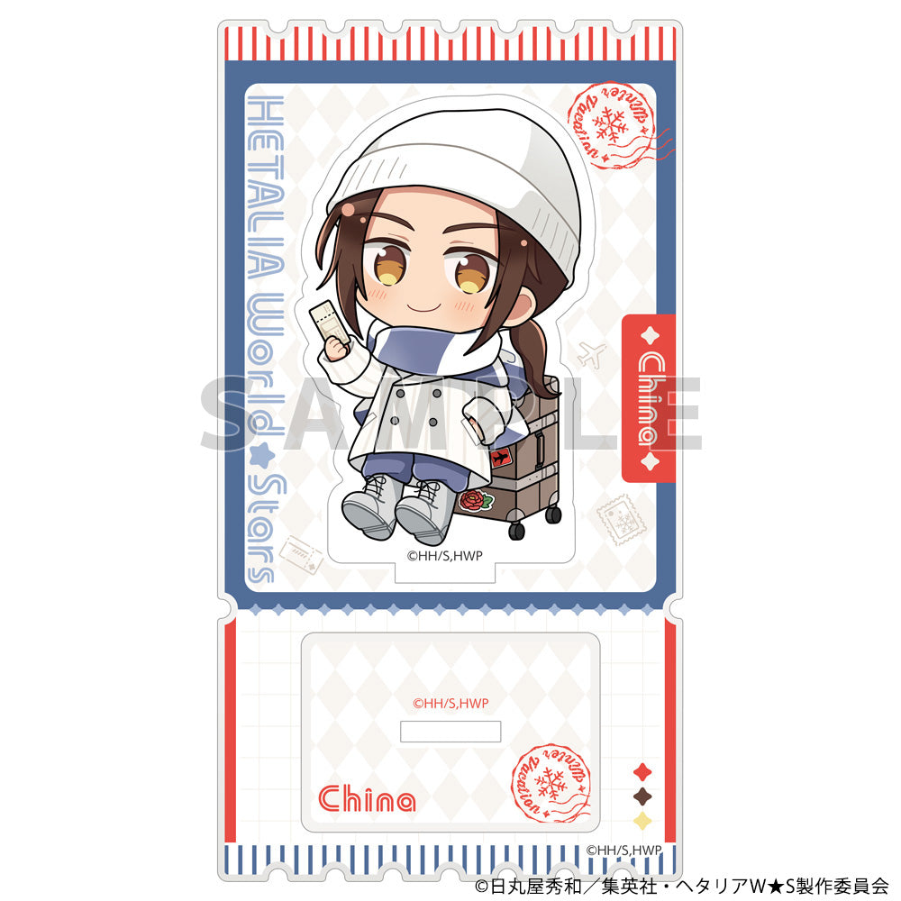 ヘタリア World★Stars アクリルスタンド(中国/ウィンターバケーション) - 公式商品画像 | AniSmile