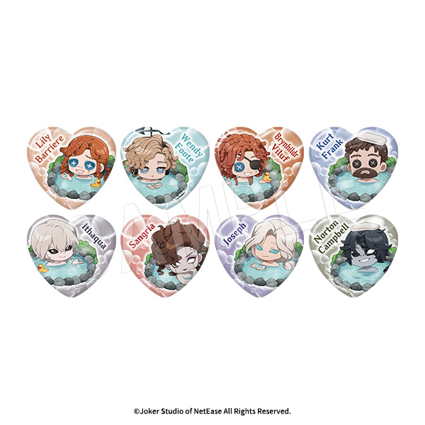トレーディングハート缶バッジ 湯めぐりの怪ver. 1pcs - 公式商品画像 | AniSmile