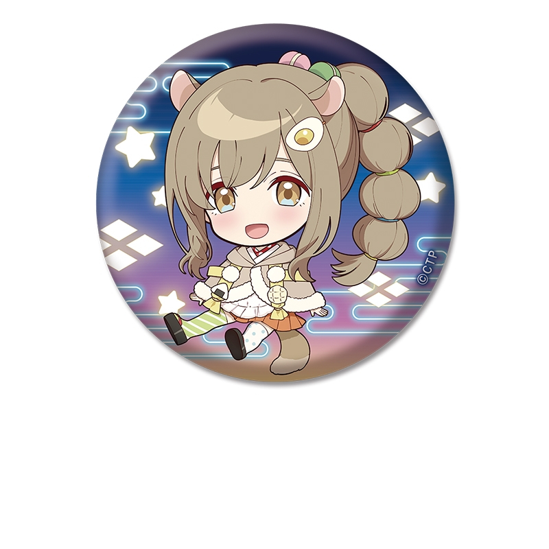 超かぐや姫! ぺたん娘缶バッジ 諌山真実 - 公式商品画像 | AniSmile