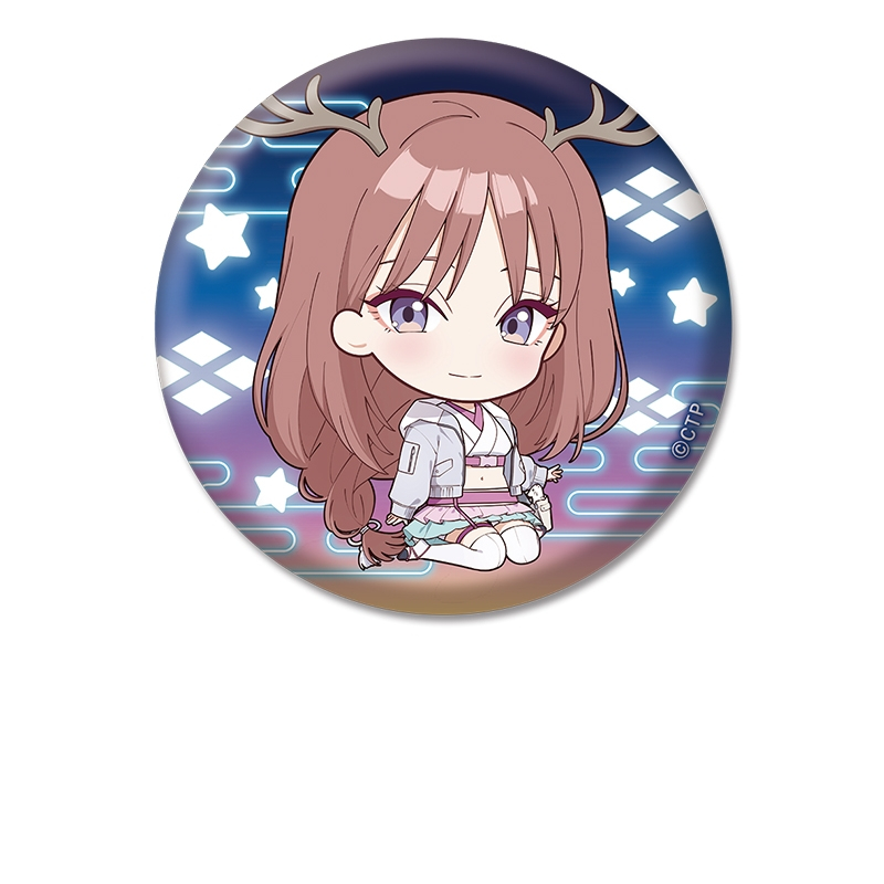 超かぐや姫! ぺたん娘缶バッジ 綾紬芦花 - 公式商品画像 | AniSmile