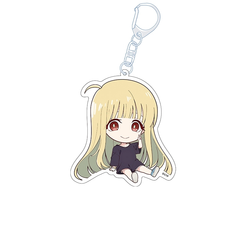 超かぐや姫! ぺたん娘アクリルキーホルダー かぐや/現実 - 公式商品画像 | AniSmile