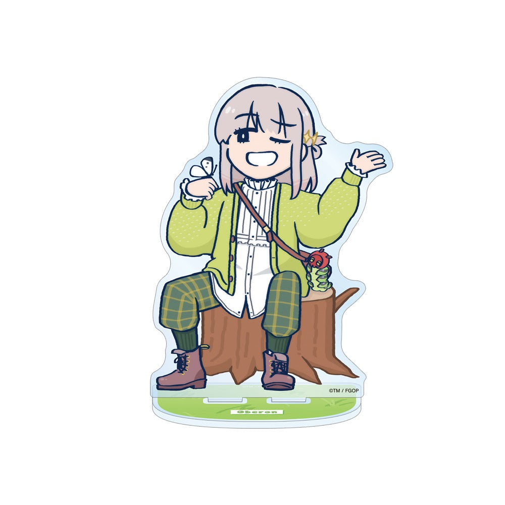 アニメ「Fate/Grand Order 藤丸立香はわからない」 槌田先生 描き下ろし オベロン お花見ver. BIGアクリルスタンド - 公式商品画像 | AniSmile