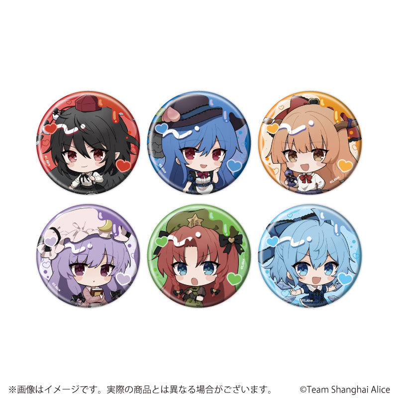 缶バッジ「東方Project」08/病みかわいいver. ブラインド(全6種)(ミニキャライラスト) - AniSmile