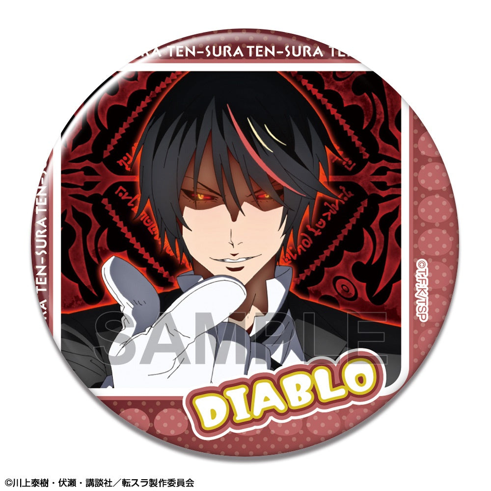 転生したらスライムだった件 缶バッジ Ver.2 デザイン18(ディアブロ/B) - official product image | AniSmile