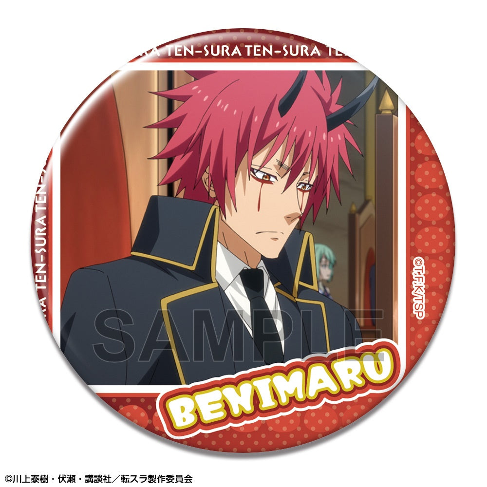転生したらスライムだった件 缶バッジ Ver.2 デザイン10(ベニマル/B) - official product image | AniSmile