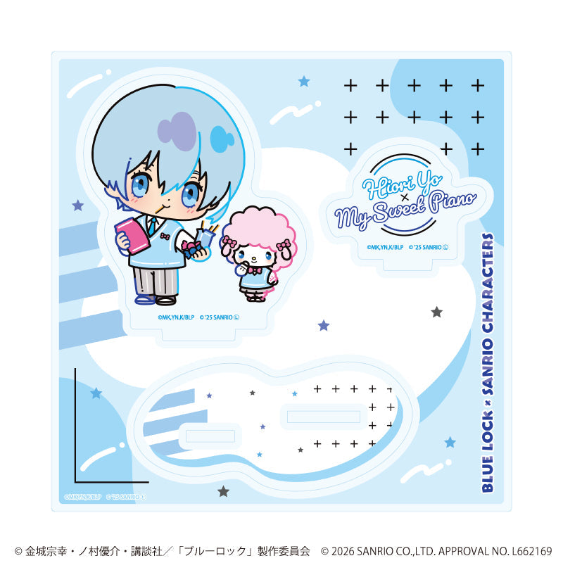 アクリルスタンドプレート「TVアニメ『ブルーロック』×サンリオキャラクターズ」08/氷織 羊×マイスウィートピアノ(コラボイラスト) - 公式商品画像 | AniSmile