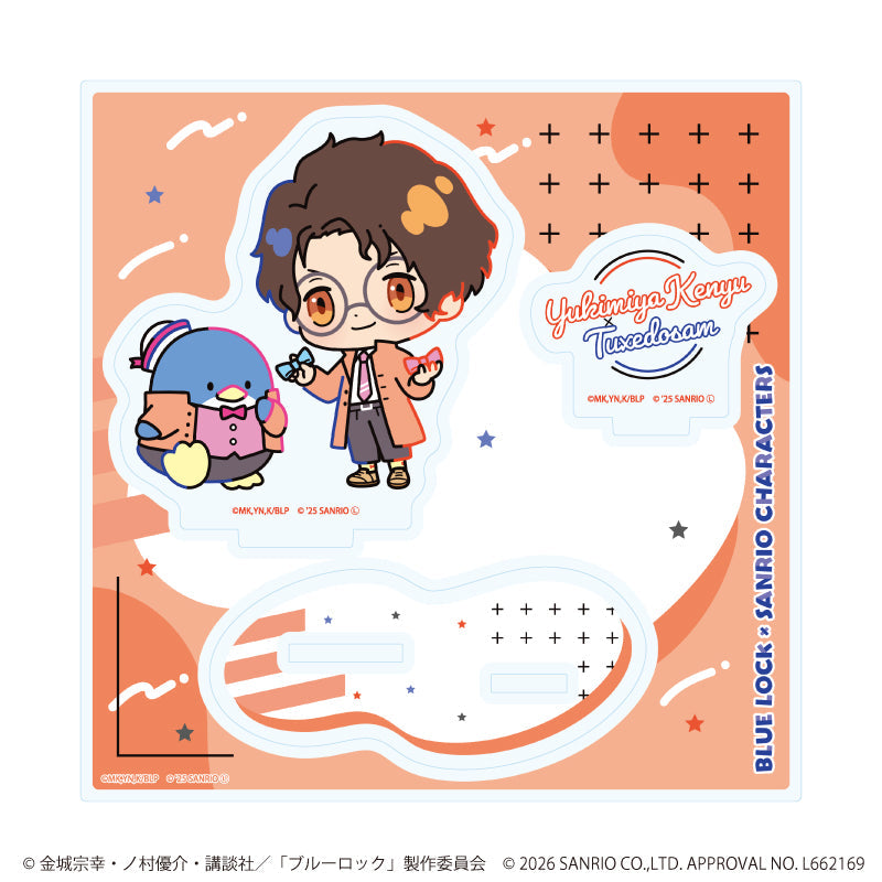 アクリルスタンドプレート「TVアニメ『ブルーロック』×サンリオキャラクターズ」04/雪宮 剣優×タキシードサム(コラボイラスト) - 公式商品画像 | AniSmile