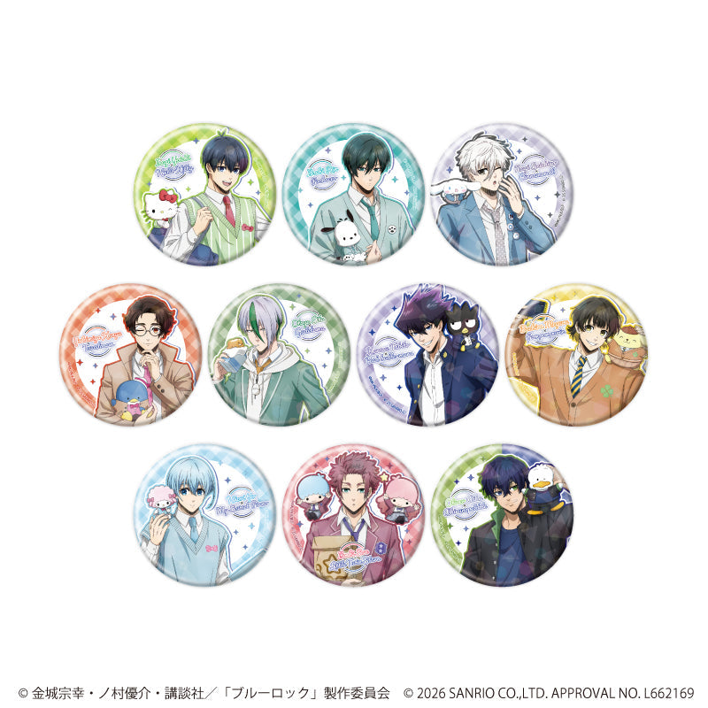 缶バッジ「TVアニメ『ブルーロック』×サンリオキャラクターズ」03/ブラインド(全10種)(コラボイラスト) 画像 2 | AniSmile