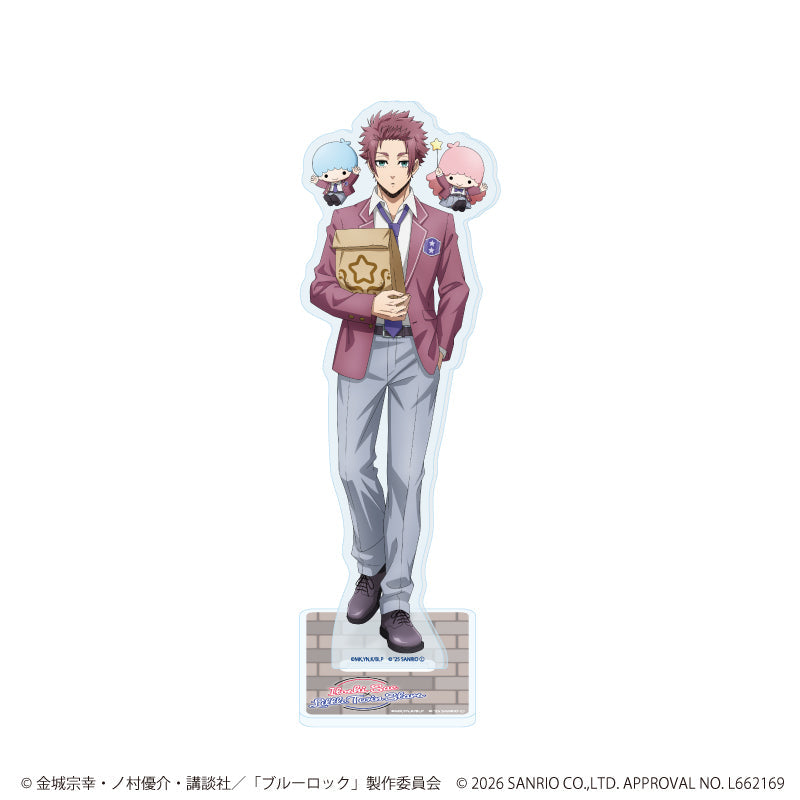 アクリルスタンド「TVアニメ『ブルーロック』×サンリオキャラクターズ」37/糸師 冴×リトルツインスターズ(コラボイラスト) - 公式商品画像 | AniSmile