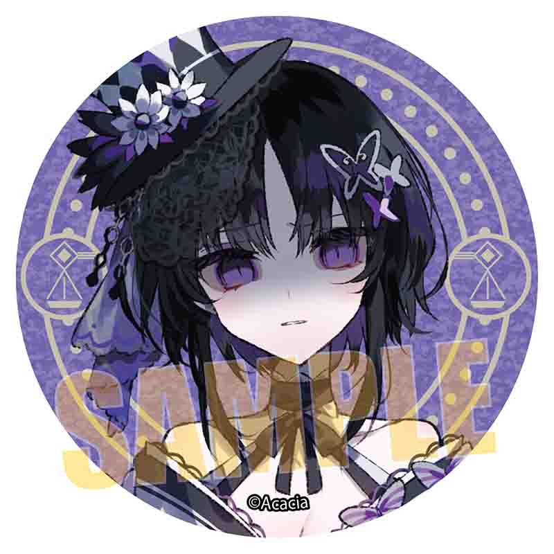 グリッター缶バッジ 魔法少女ノ魔女裁判/宝生マーゴ - 公式商品画像 | AniSmile