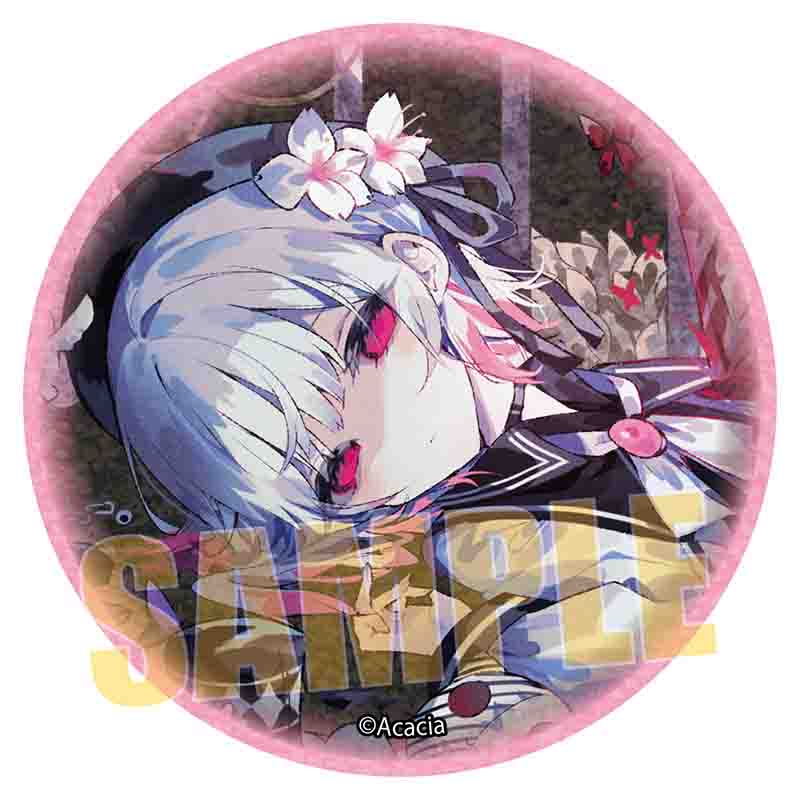 グリッター缶バッジ 魔法少女ノ魔女裁判/桜羽エマA - 公式商品画像 | AniSmile