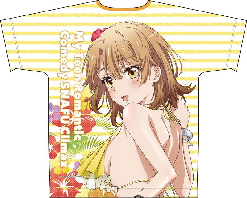 やはり俺の青春ラブコメはまちがっている。完 【描き下ろし】フルグラフィックTシャツXL 一色いろは(水着) 画像 2 | AniSmile