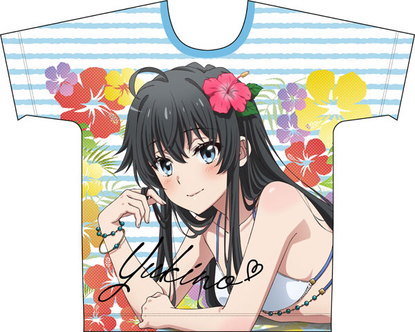 やはり俺の青春ラブコメはまちがっている。完 【描き下ろし】フルグラフィックTシャツXL 雪ノ下雪乃(水着) - 公式商品画像 | AniSmile