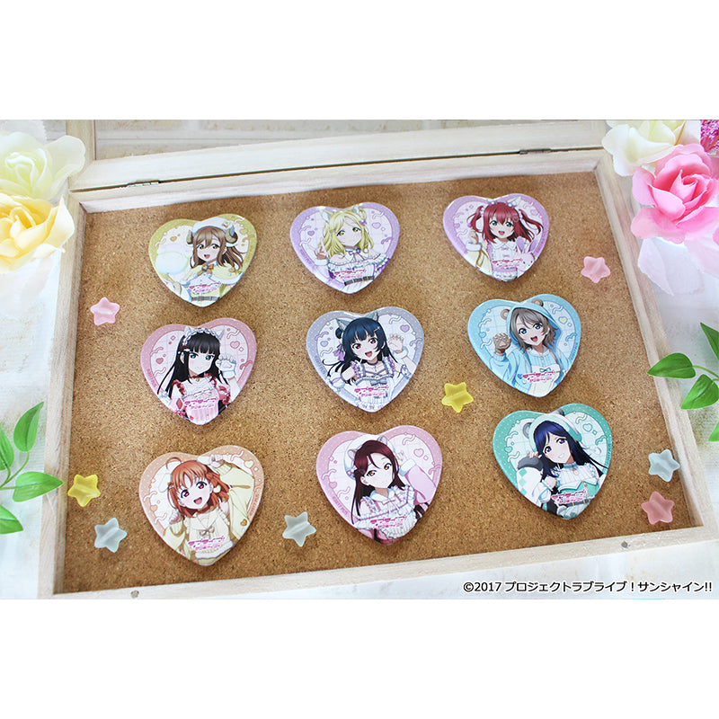 ラブライブ!サンシャイン!! 描き下ろし トレーディングハート型缶バッジ アニマル衣装 画像 2 | AniSmile