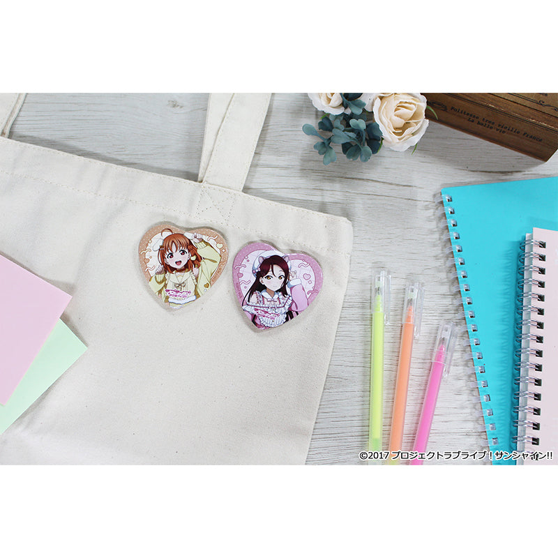 ラブライブ!サンシャイン!! 描き下ろし トレーディングハート型缶バッジ アニマル衣装 画像 3 | AniSmile