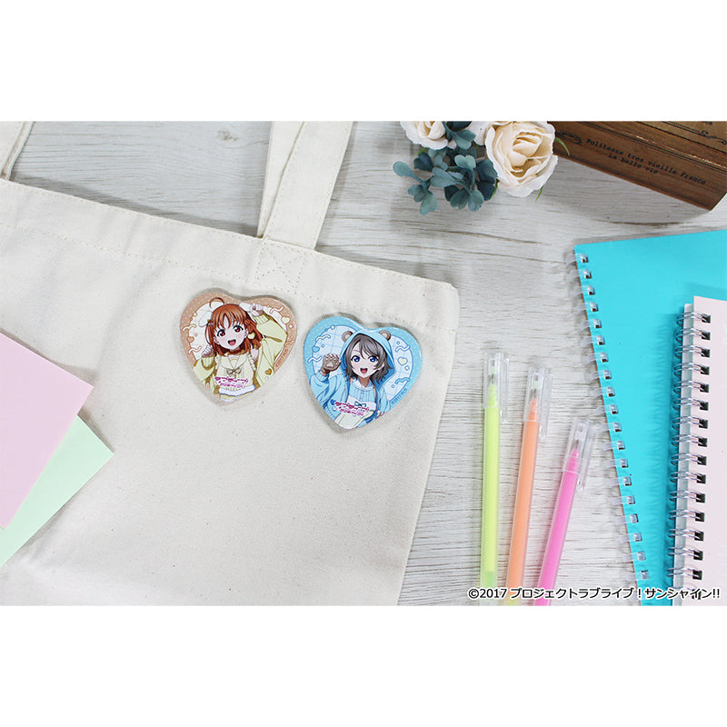 ラブライブ!サンシャイン!! 描き下ろし トレーディングハート型缶バッジ アニマル衣装 画像 4 | AniSmile