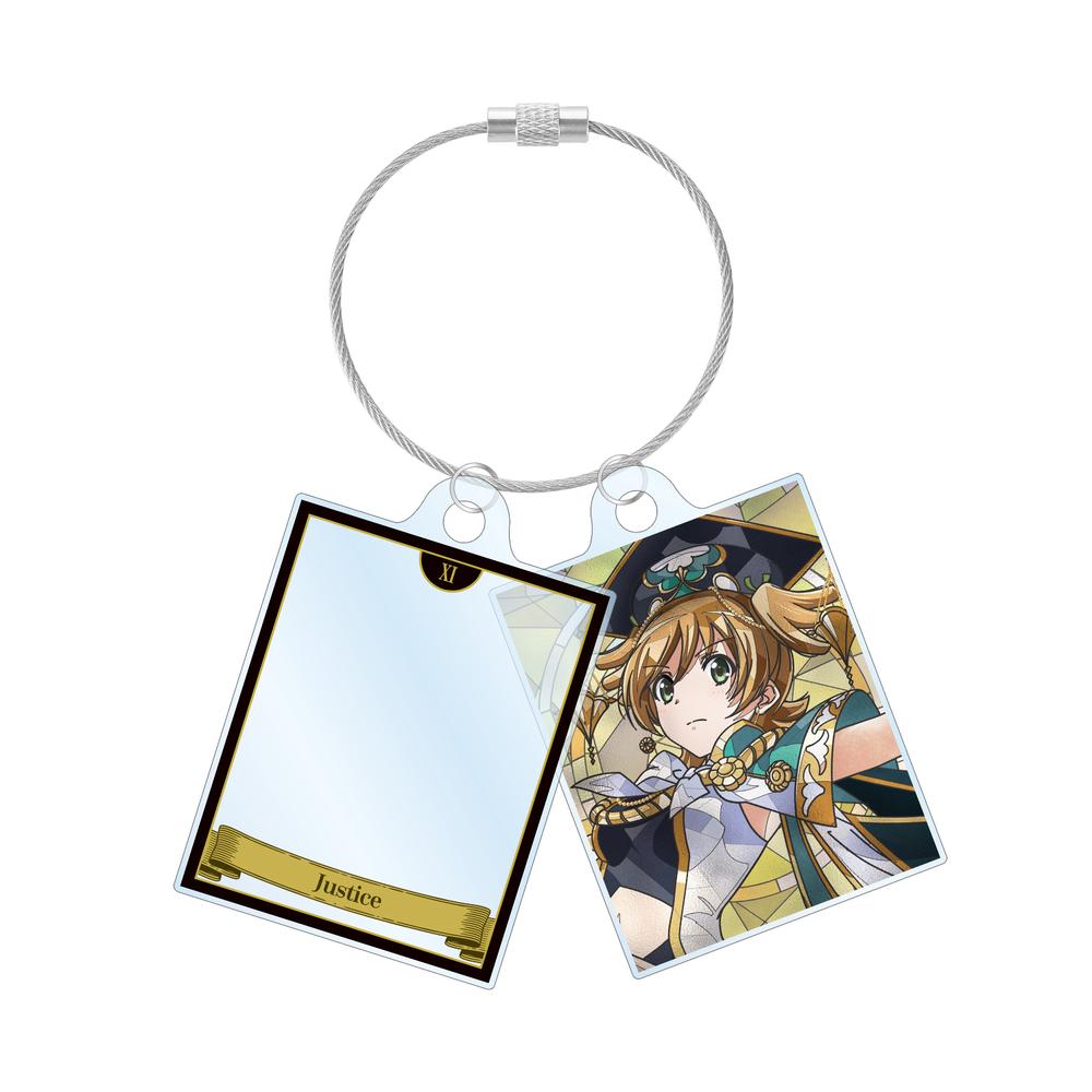 少女☆歌劇 レヴュースタァライト 大場 なな Aure Glass 2連ワイヤーアクリルキーホルダー - 公式商品画像 | AniSmile