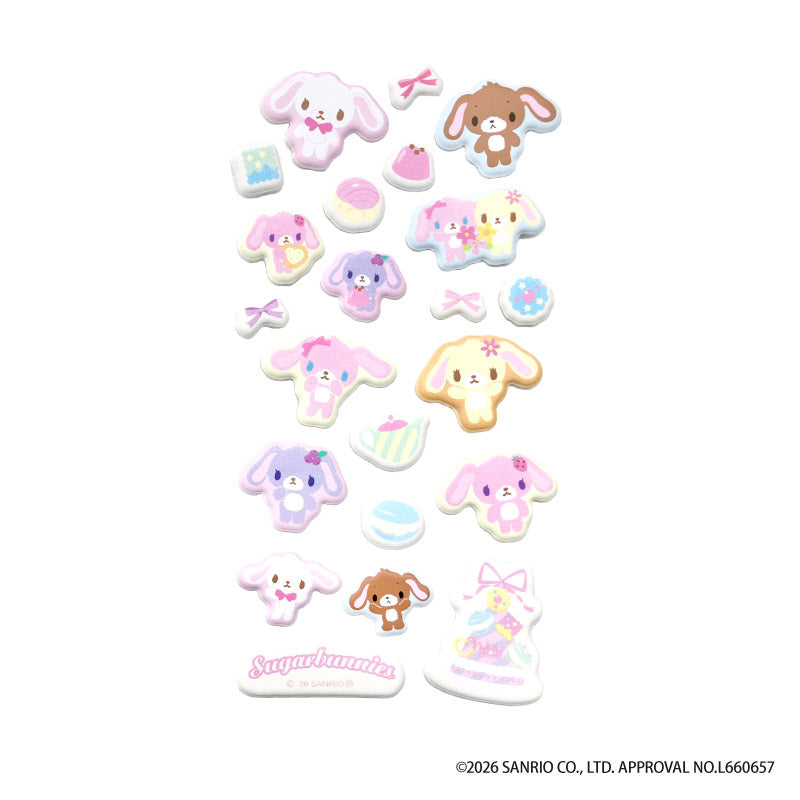 シュガーバニーズ ぷくぷくシール ティーパーティ - 公式商品画像 | AniSmile