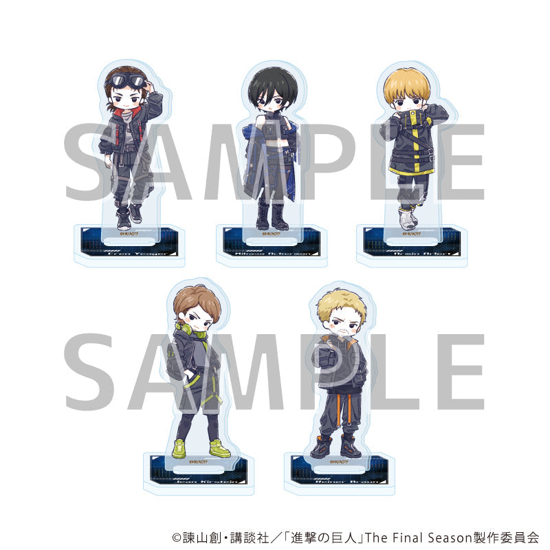 アクリルぷちスタンド「TVアニメ『進撃の巨人』The Final Season」01/サイバーパンクver. Aセット ブラインド(全5種)(グラフアートイラスト) - 公式商品画像 | AniSmile
