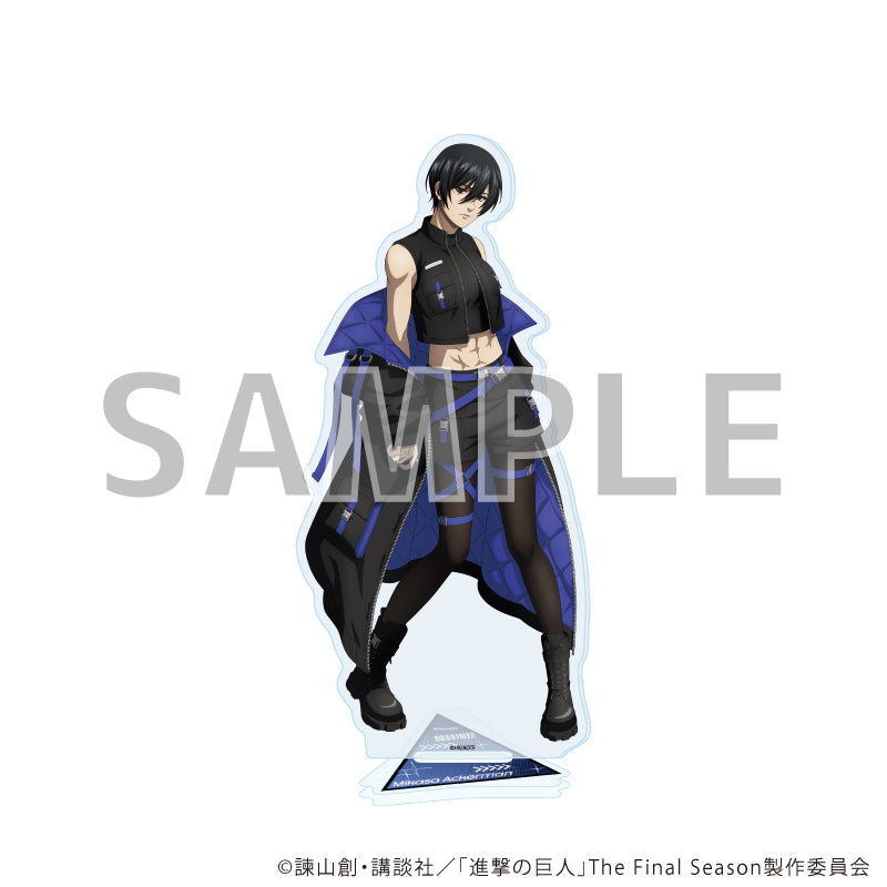 アクリルスタンド「TVアニメ『進撃の巨人』The Final Season」10/ミカサ・アッカーマン サイバーパンクver.(描き下ろしイラスト) - 公式商品画像 | AniSmile