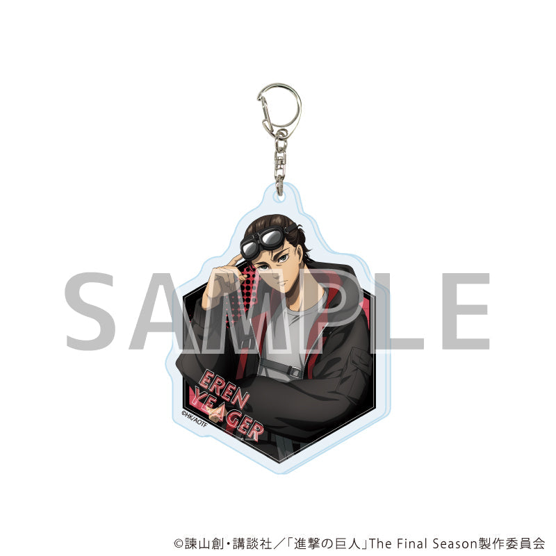 アクリルキーホルダー「TVアニメ『進撃の巨人』The Final Season」02/エレン・イェーガー サイバーパンクver.(描き下ろしイラスト) - 公式商品画像 | AniSmile