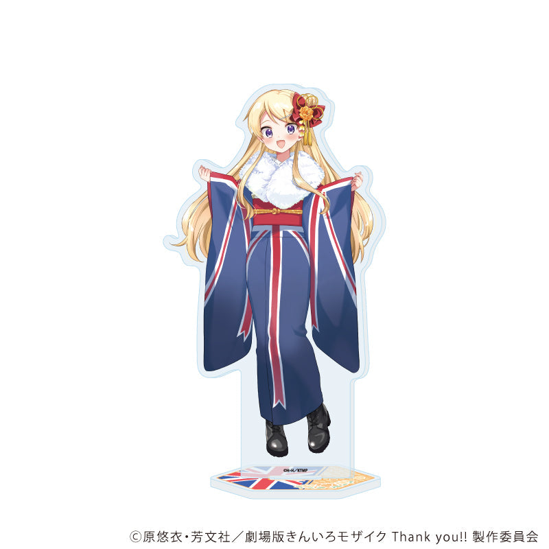 BIGアクリルスタンド「きんいろモザイク」05/九条 カレン バースデー着物ver(描き下ろしイラスト) - 公式商品画像 | AniSmile