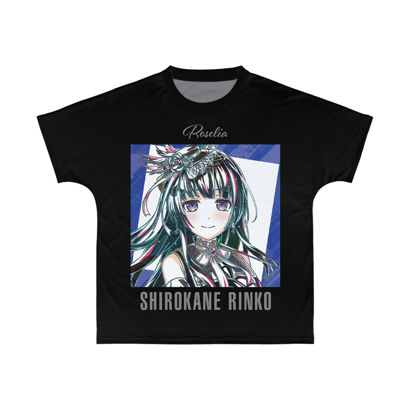 BanG Dream! 白金 燐子 Ani-Art 第6弾 フルグラフィックTシャツユニセックス(サイズ/XXXL) 画像 2 | AniSmile