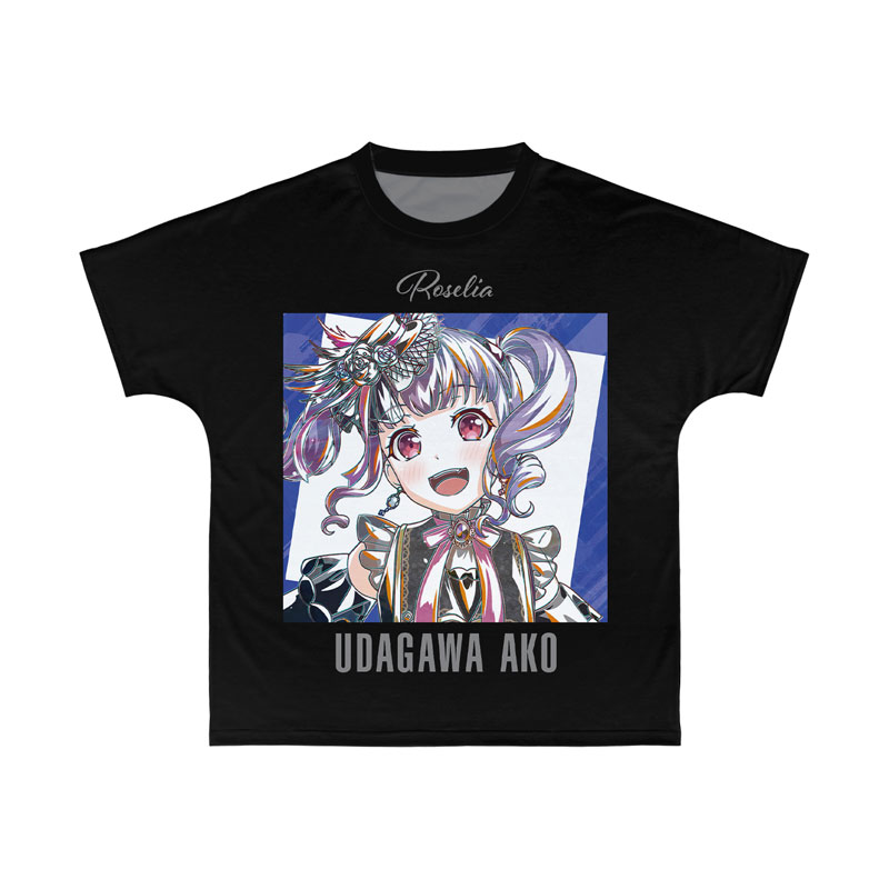 BanG Dream! 宇田川 あこ Ani-Art 第6弾 フルグラフィックTシャツユニセックス(サイズ/XXL) 画像 2 | AniSmile