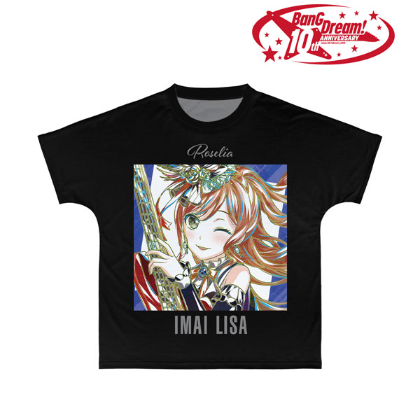 BanG Dream! 今井 リサ Ani-Art 第6弾 フルグラフィックTシャツユニセックス(サイズ/L) - 公式商品画像 | AniSmile
