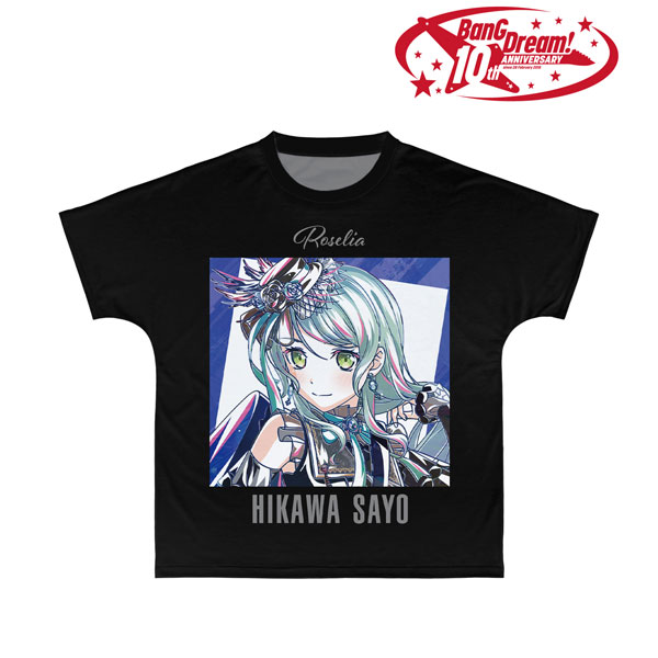 BanG Dream! 氷川 紗夜 Ani-Art 第6弾 フルグラフィックTシャツユニセックス(サイズ/L) - 公式商品画像 | AniSmile